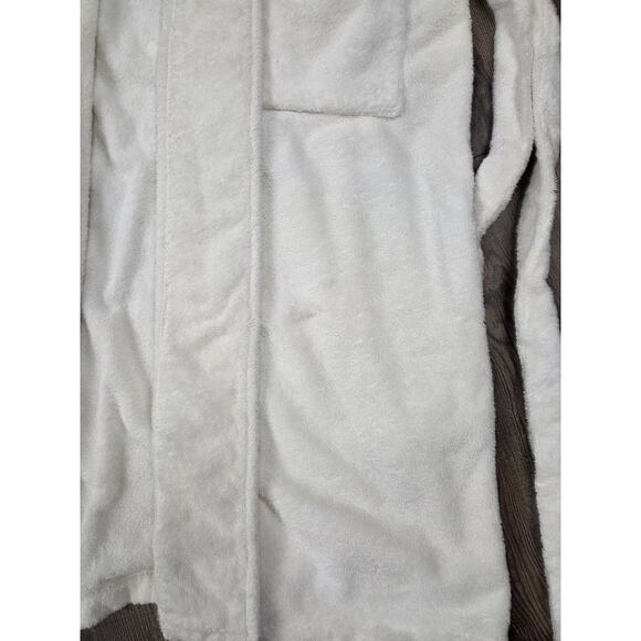 The Purists Vintage Terrycloth White Robe L/XL Made in Italy Super Thick Plush - Picture 4 of 4